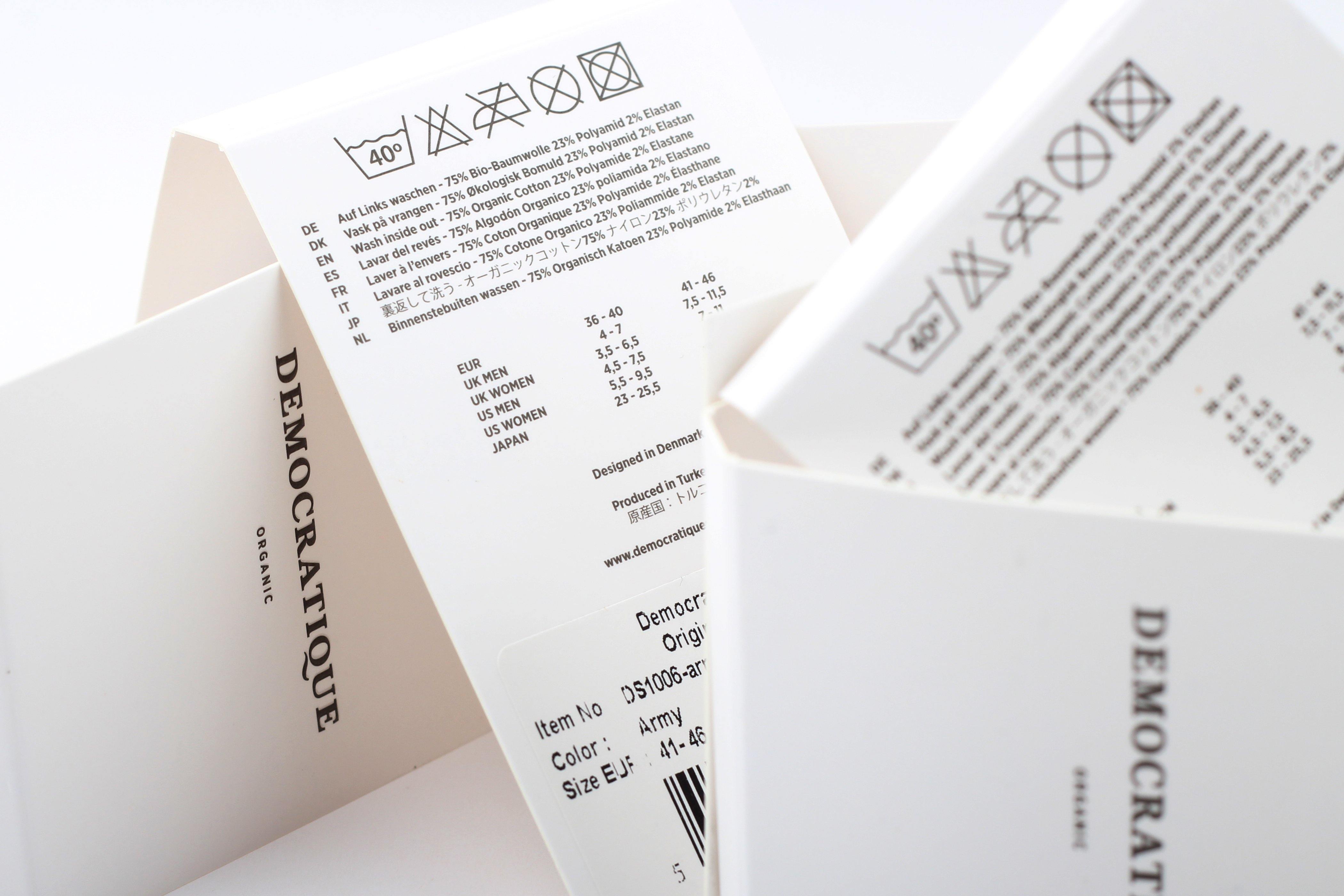 Organic cotton for SS21 - Democratique Socks