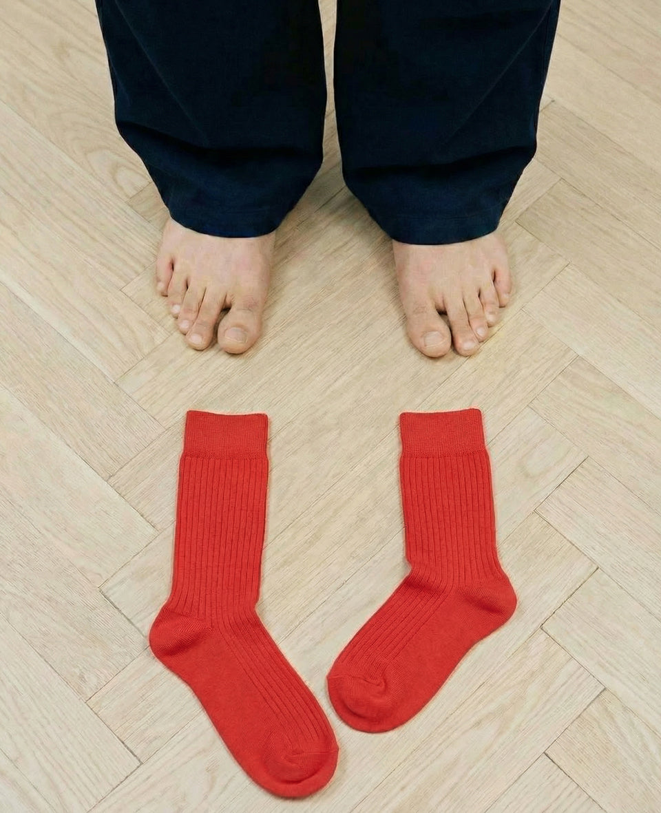 Premium organic cotton socks by Democratique Socks designed in Copenhagen