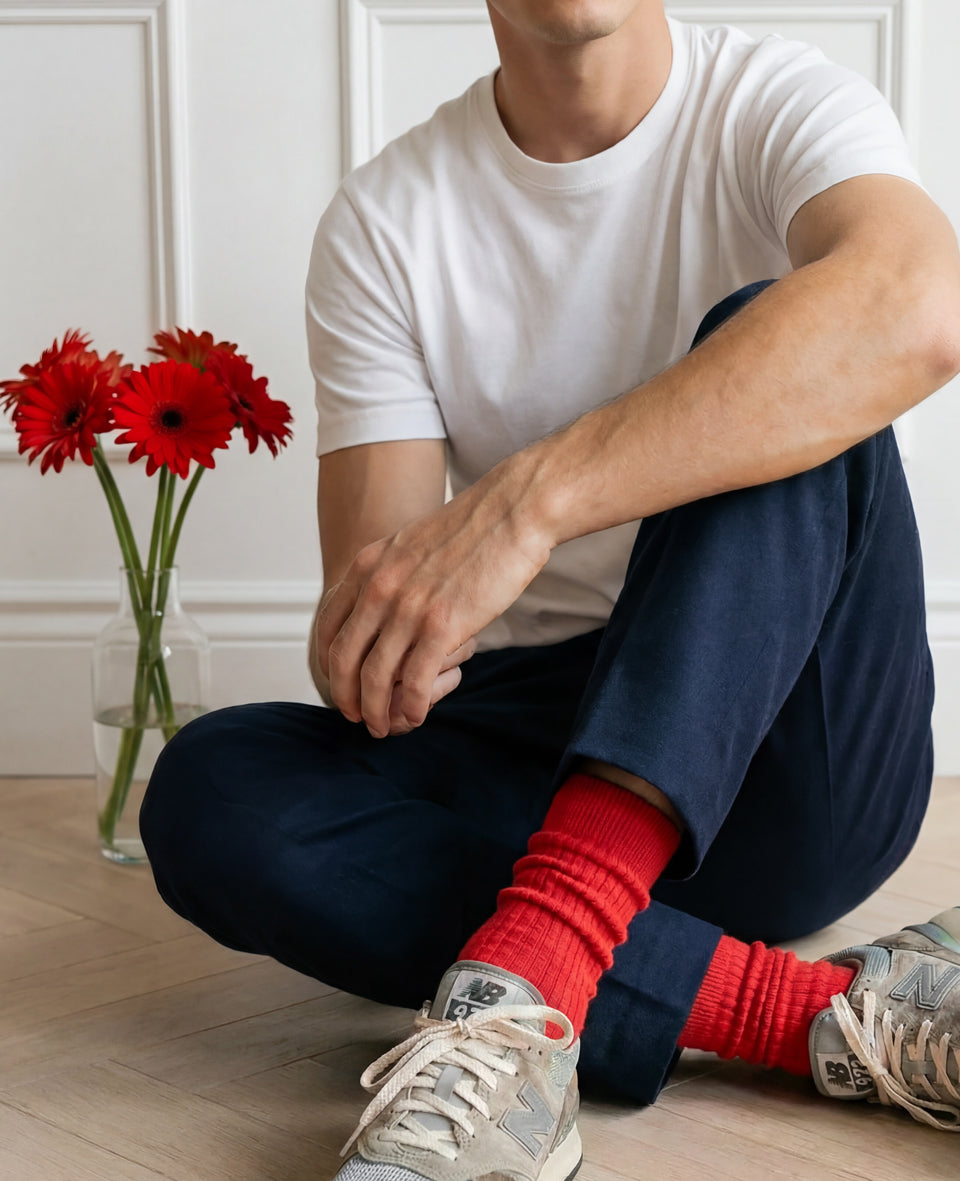 Luxury everyday socks by Democratique Socks made from organic combed cotton