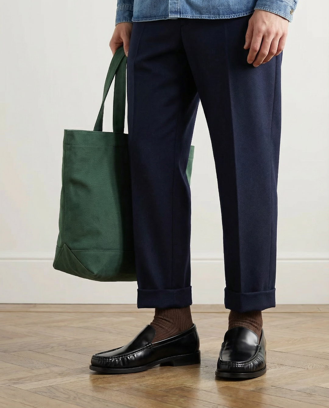 Democratique Socks Originals Fine Rib Hot Chocolate