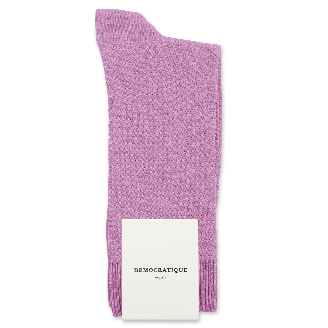 Originals Champagne Pique Socks Cold Blossom - Democratique Socks