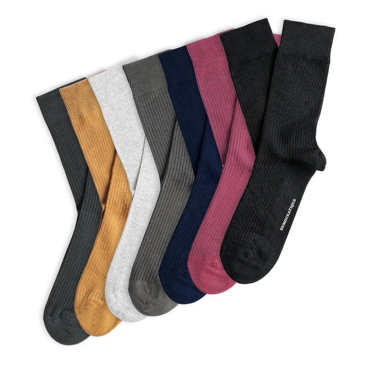 7-pack Originals Fine Rib Socks Full Week Classic Colors