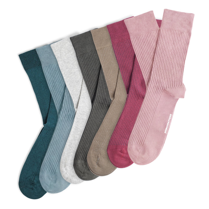 7-pack Originals Fine Rib Socks Full Week Classic Lighter Colors