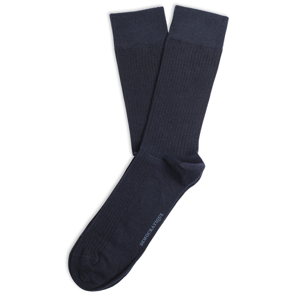Originals Mix Striped and Solid 3-pack - Forest Green, Navy, Honey and offwhite - Democratique Socks