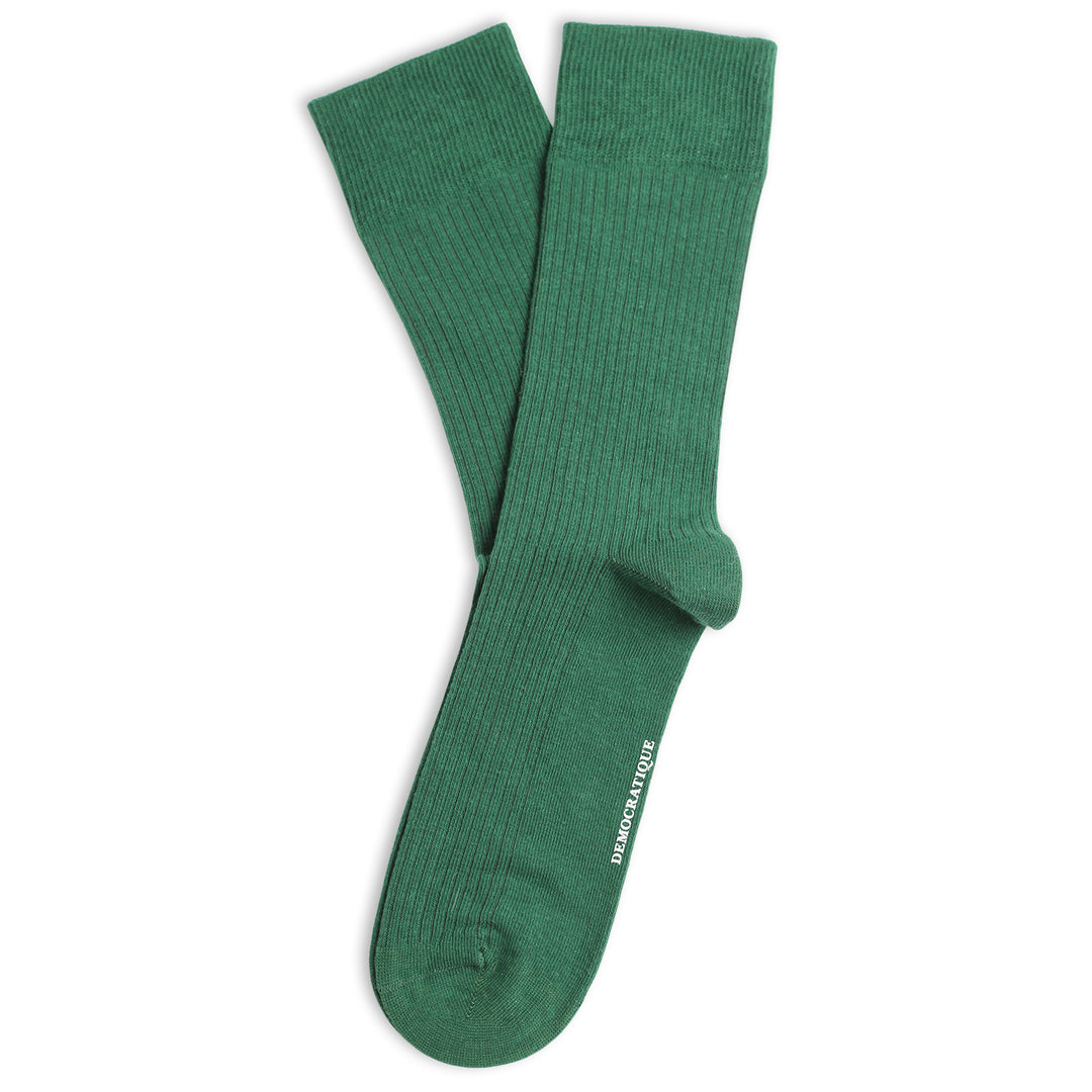 4-pack Democratique Necessities Summer Tough Green / Cold Orange / Palm Springs Blue - Democratique Socks