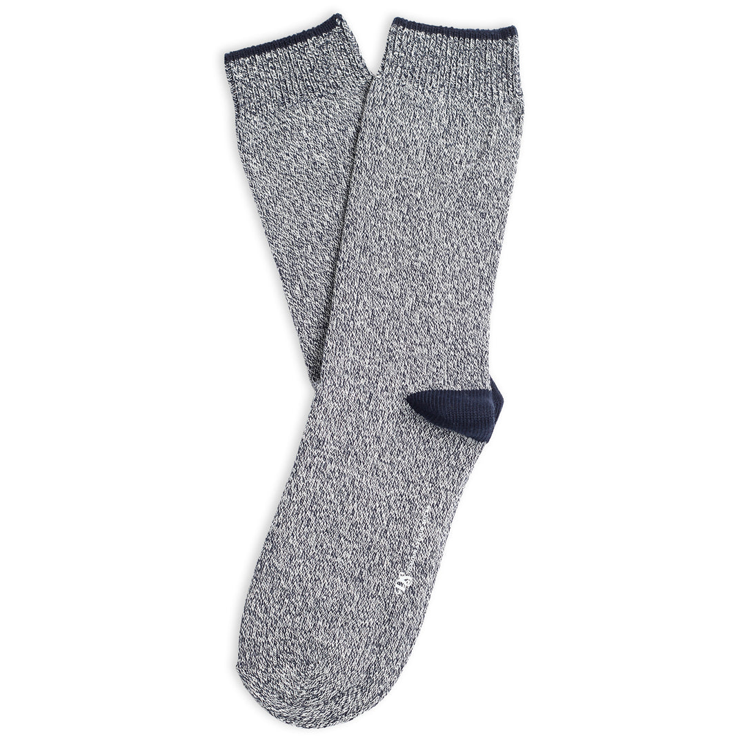 Relax Twister Melange Navy / Off White - Democratique Socks