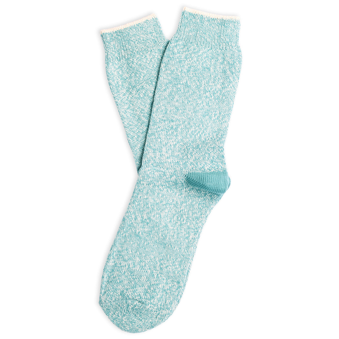 Relax Twister Knit Melange Socks Light Irr / Off White - Democratique Socks
