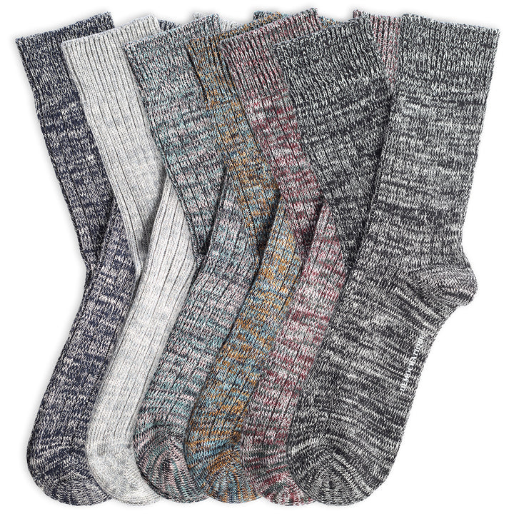 6-pack Relax Heavy Rib Supermelange - Democratique Socks