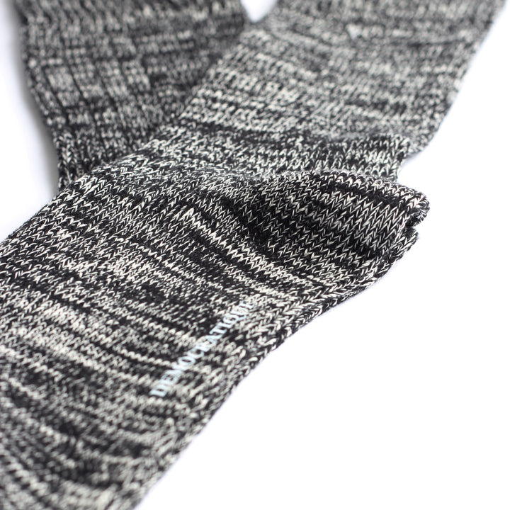 3-pack Relax Heavy Rib Supermelange Navy/Grey/Black - Democratique Socks