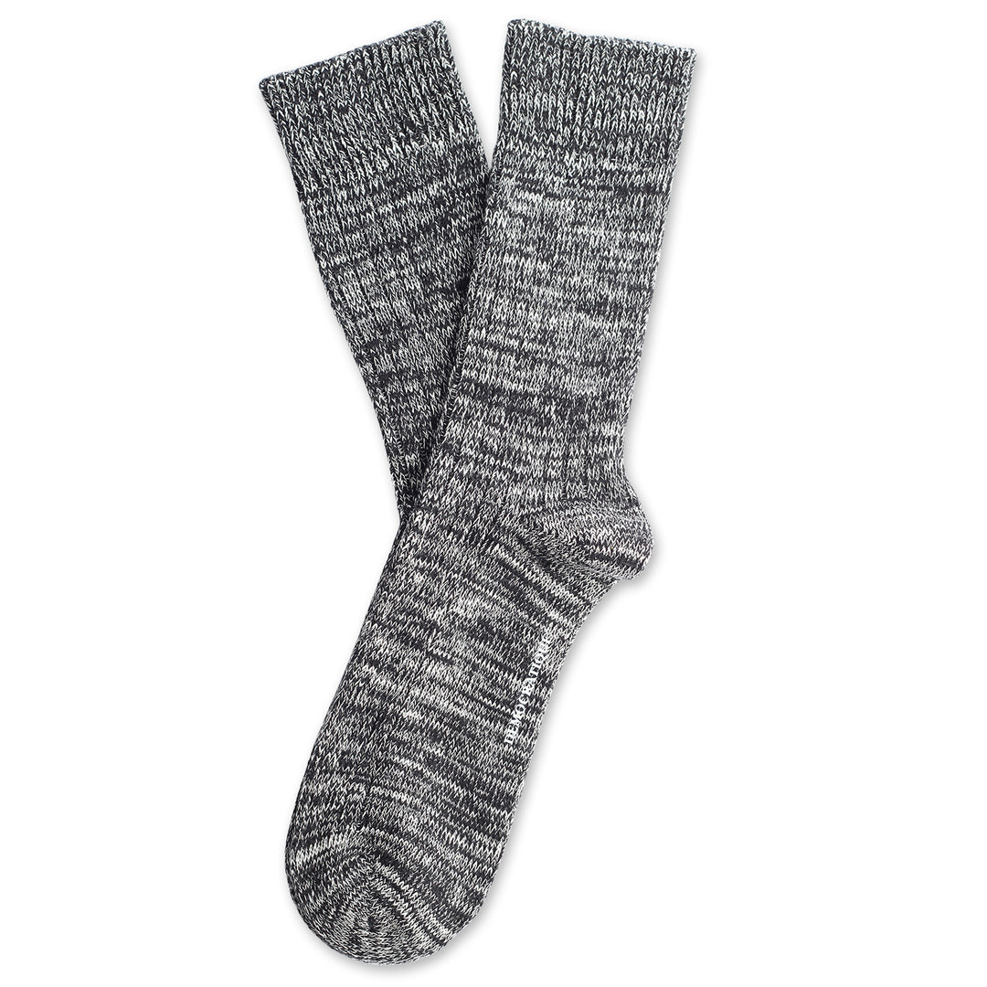 3-pack Relax Heavy Rib Supermelange Navy/Grey/Black - Democratique Socks