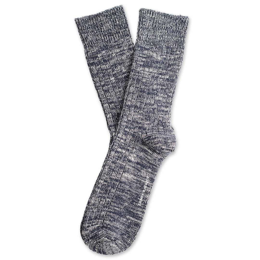 3-pack Relax Heavy Rib Supermelange Navy/Grey/Black - Democratique Socks