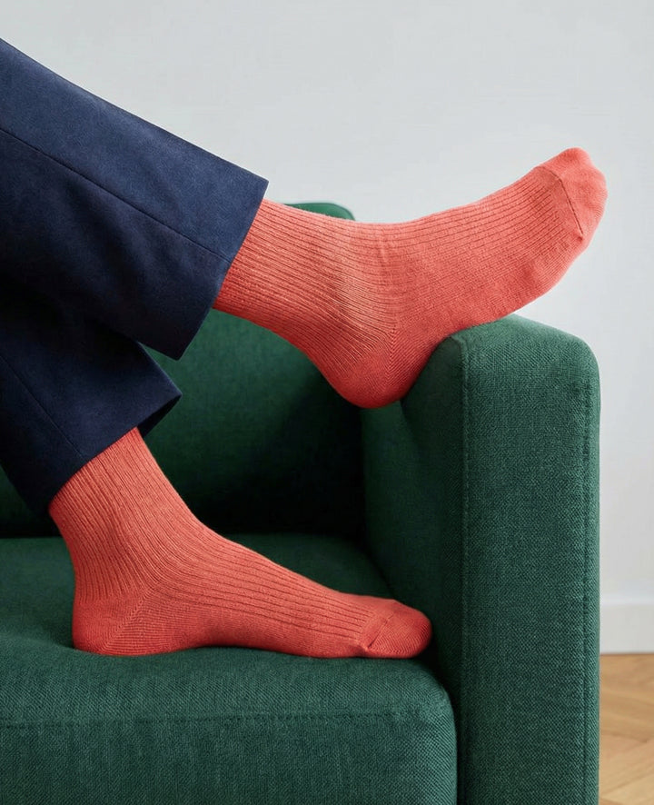 3-pack Originals Fine Rib Socks White / Green / Watermelon