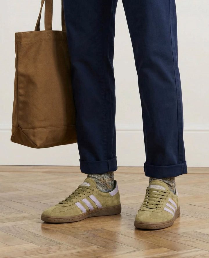 Relax Heavy Rib Supermelange Old Gold / Navy / Irr / Hot Chocolate / Off White