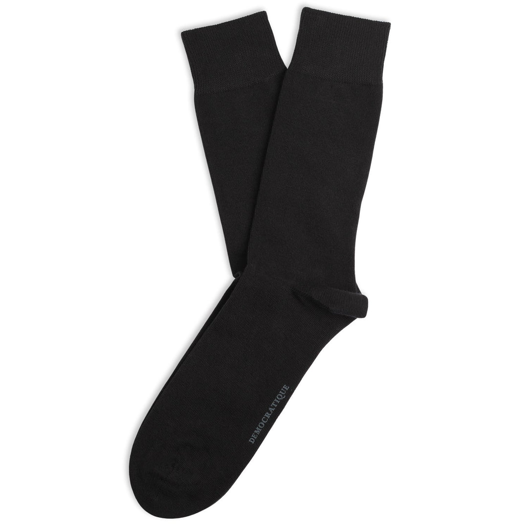 Democratique Socks Originals Solid Black - Democratique Socks
