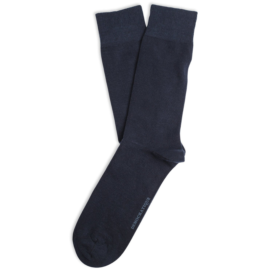 Democratique Socks Originals Solid Navy Blue - Democratique Socks
