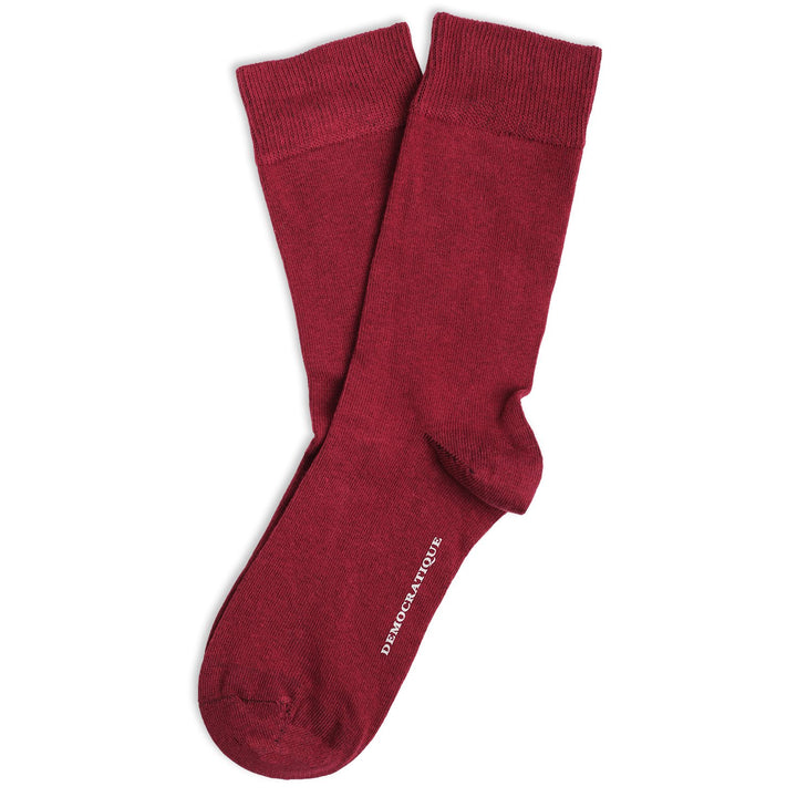 Originals Mix Striped and Solid 3-pack - Forest Green, Navy and Bordeaux - Democratique Socks