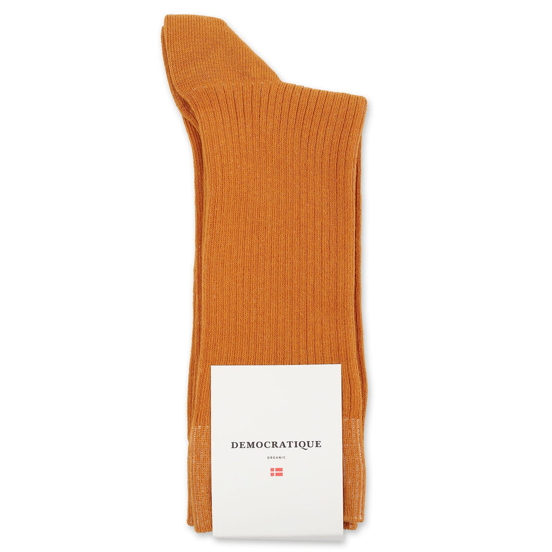 Democratique Socks Originals Fine Rib Honey - Democratique Socks
