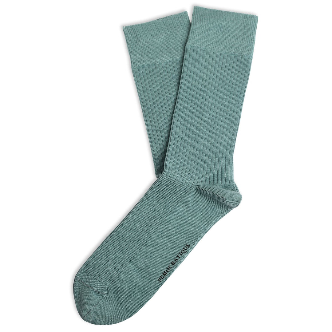 Democratique Socks Originals Fine Rib Irr - Democratique Socks