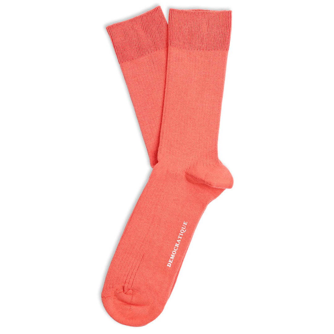 Originals Fine Rib Socks Watermelon - Democratique Socks