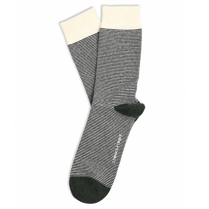 Originals Ultralight Stripes Socks Forest Green / Off White