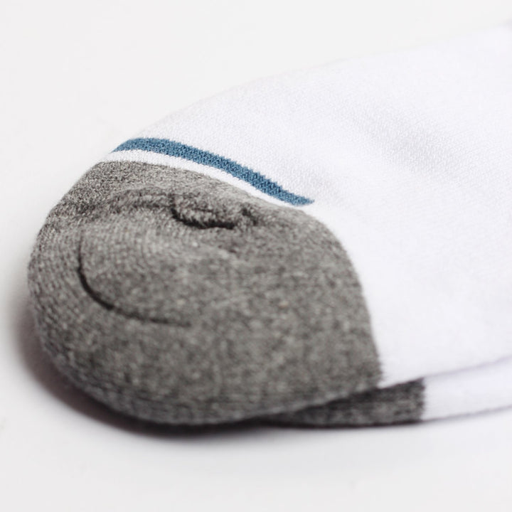 Athletique Classique Stripes Socks Clear White / Soft Grey / Stone / Benzin - Democratique Socks