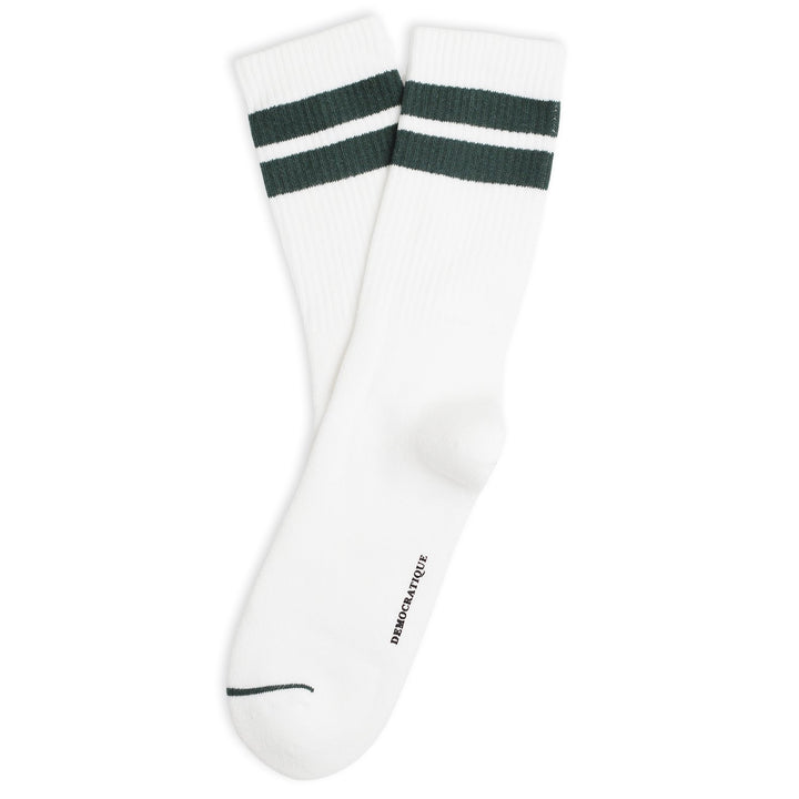 3-pack Athletique Classique Clean Stripes Clear White / Navy / Black / Forest Green