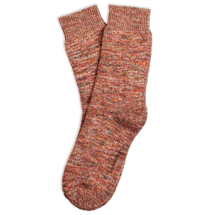 Relax Full Terry Supermelange Folehaven Apricot / Dyrehaven Rust / Forrest Green / Off White / Watermelon - Democratique Socks