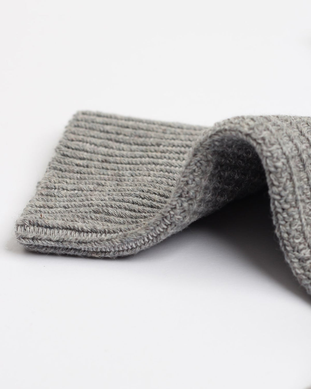 Democratique Socks Relax Waffle Knit Supermelange Light Grey Melange - Democratique Socks