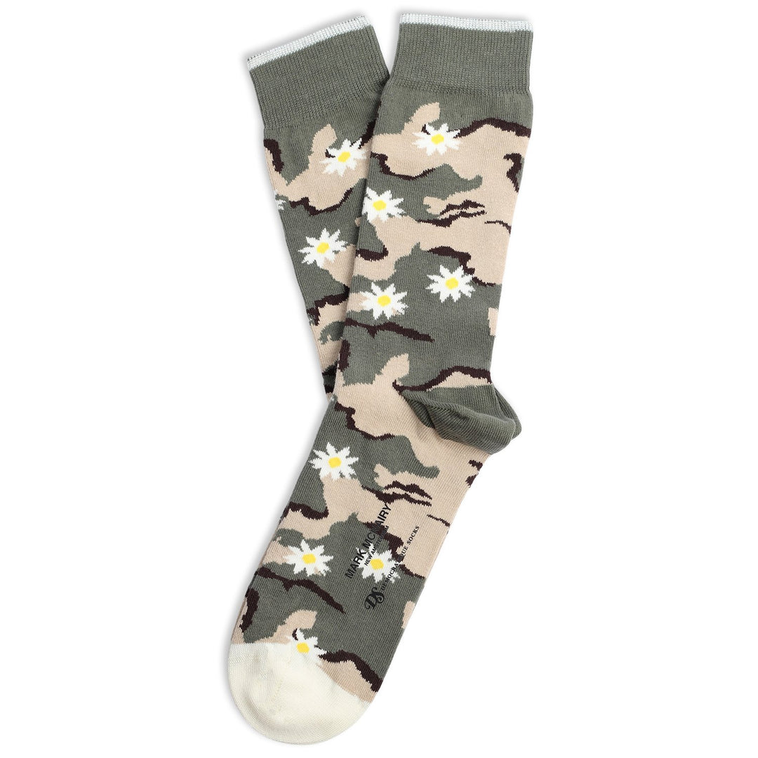 Mark McNairy x Democratique Socks Camo Daisy - Democratique Socks