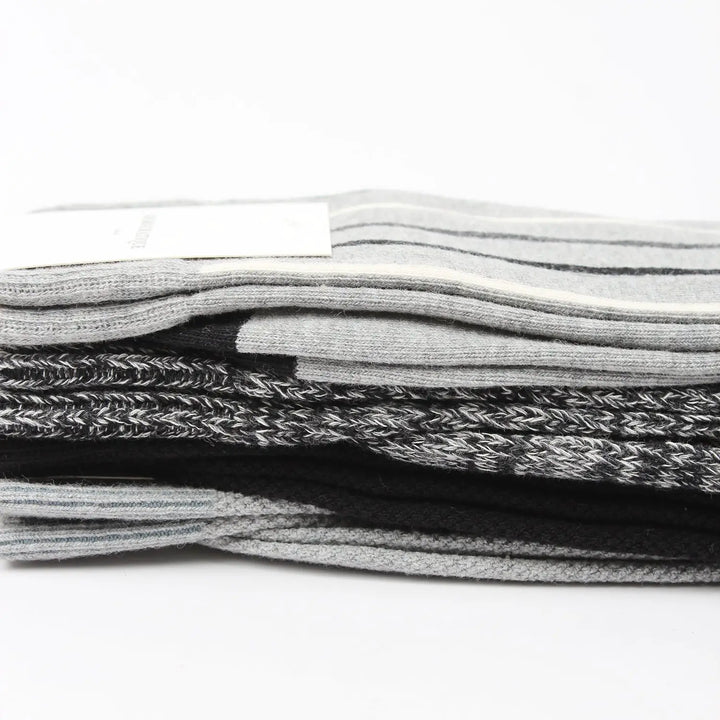 Democratique Socks Curated Pack 63 - 4 socks black / grey - Democratique Socks