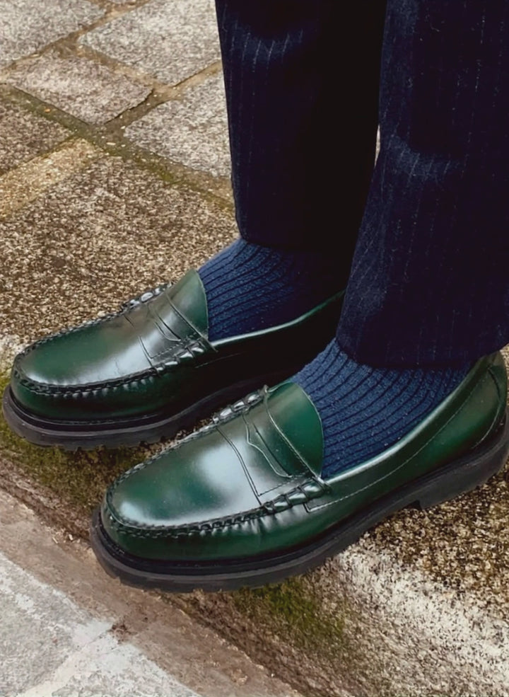 Originals Fine Rib Socks Navy