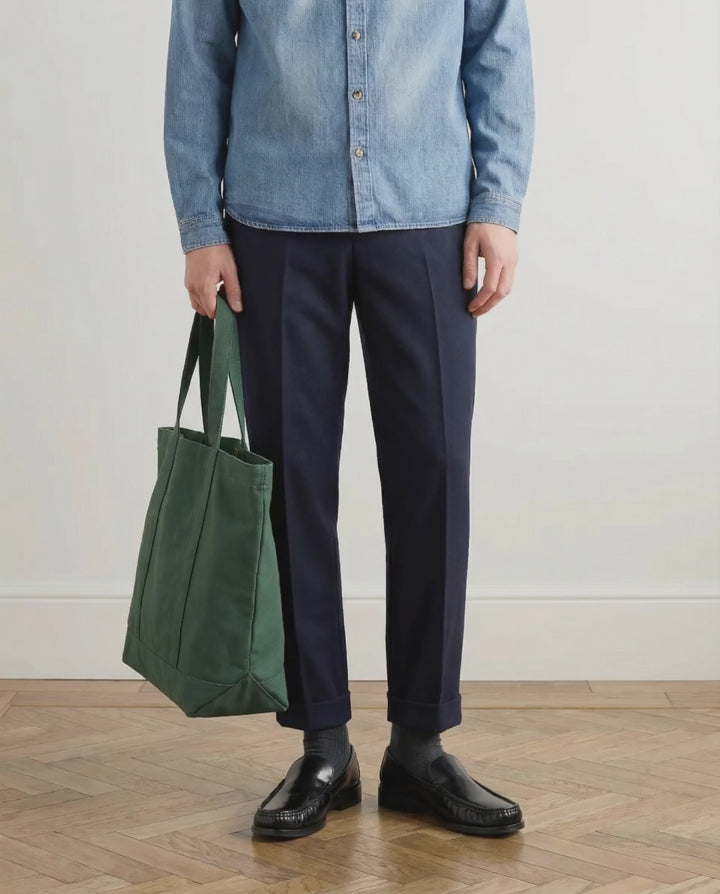 Originals Fine Rib coton biologique Chaussettes Armée Vert