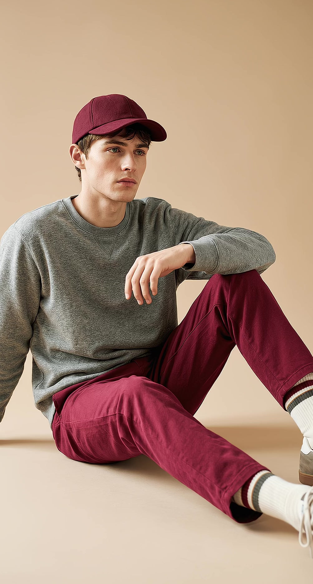 Athletique Classique Stripes+ Organic Cotton Off White / Pale Pink / Red Wine / Old Gold / Army