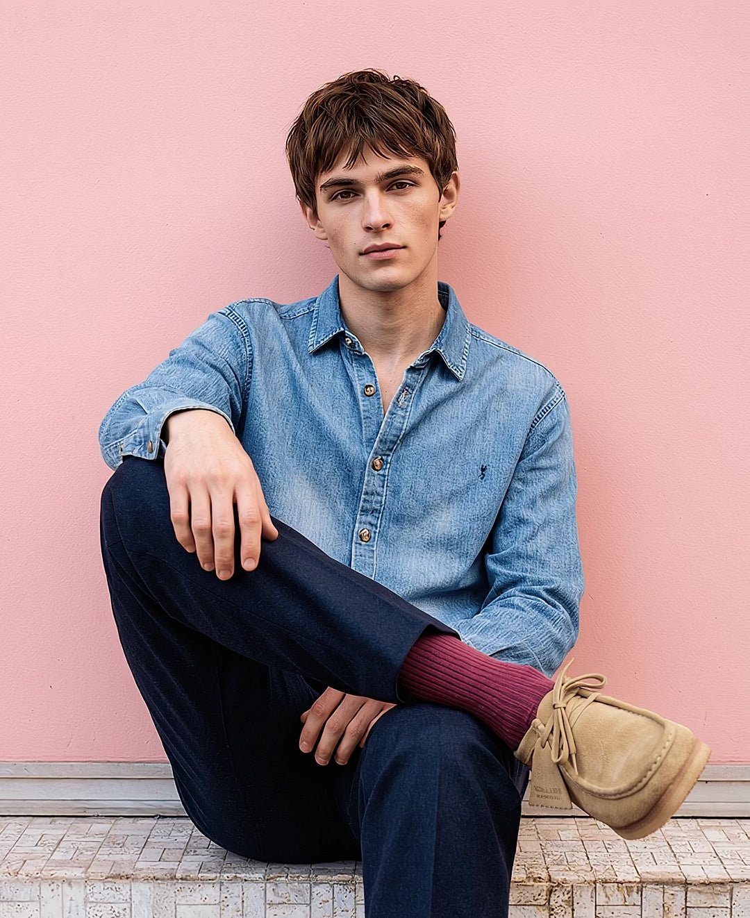 3-pack Originals Fine Rib Socks Grey / Green / Bordeaux