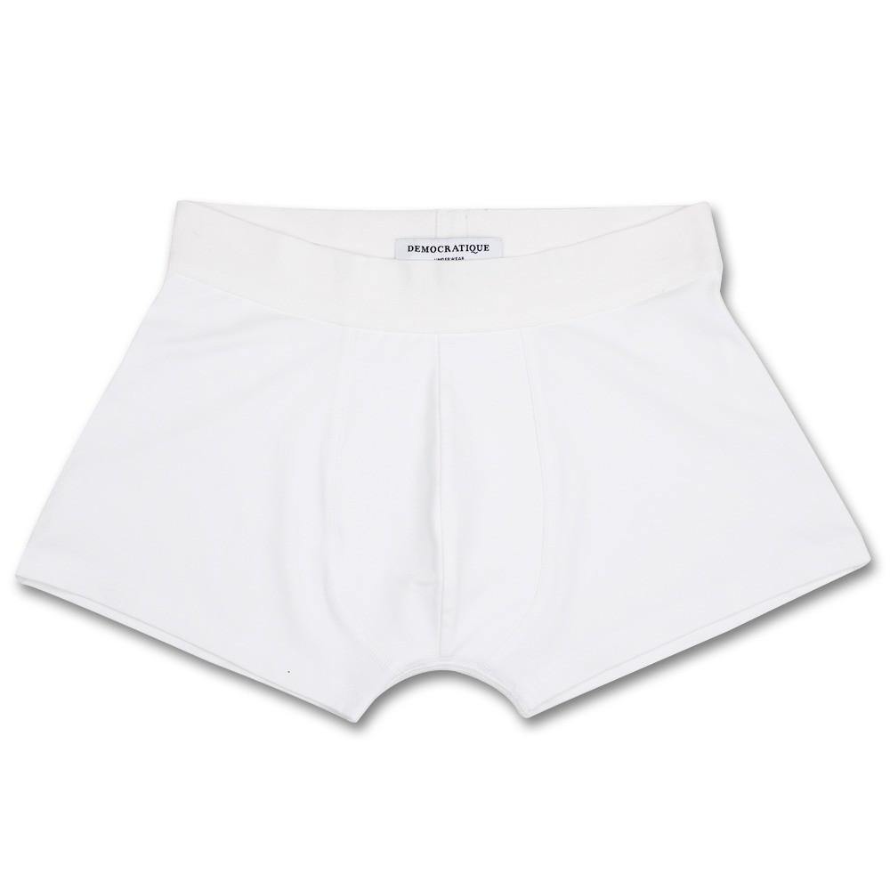 2-pack Superior Boxer Brief WHITE DEMOCRATIQUE UNDERWEAR - Democratique Socks