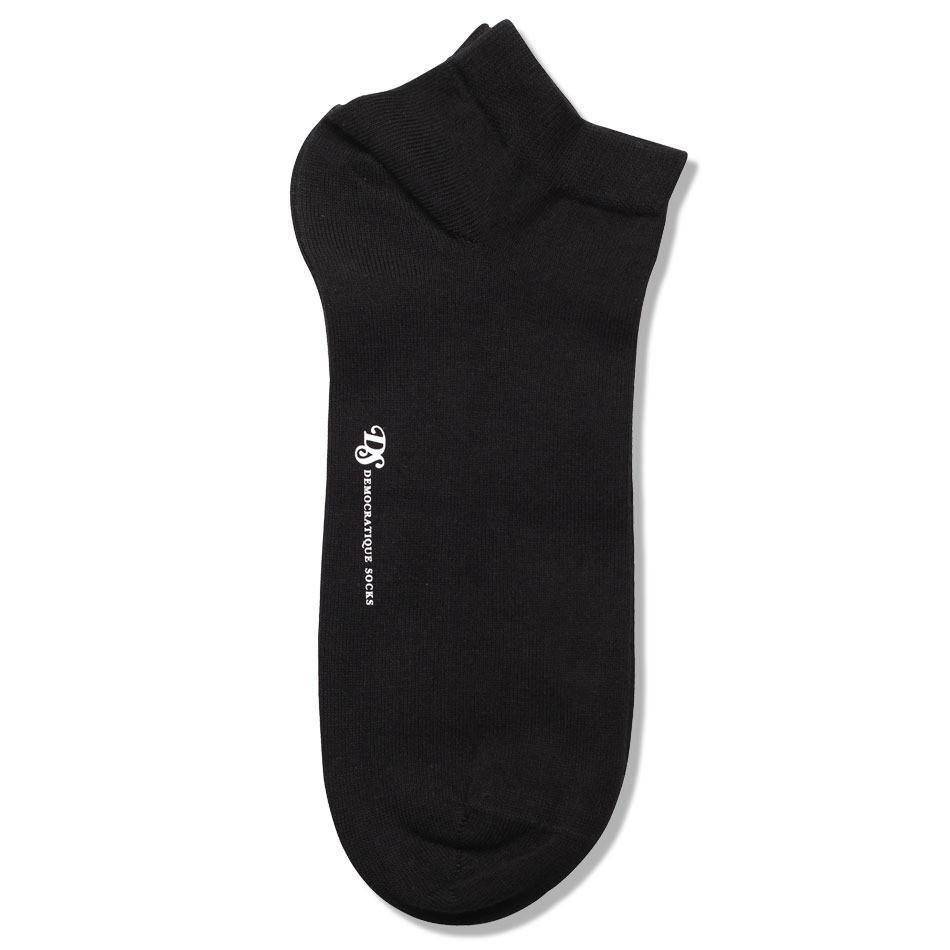 ORIGINALS SNEAKER SOCK LOW 3-PACK Black Democratique Socks - Democratique Socks