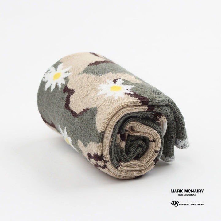 Mark McNairy x Democratique Socks Camo Daisy - Democratique Socks
