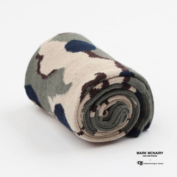 Mark McNairy x Democratique Socks Camo Dots - Democratique Socks