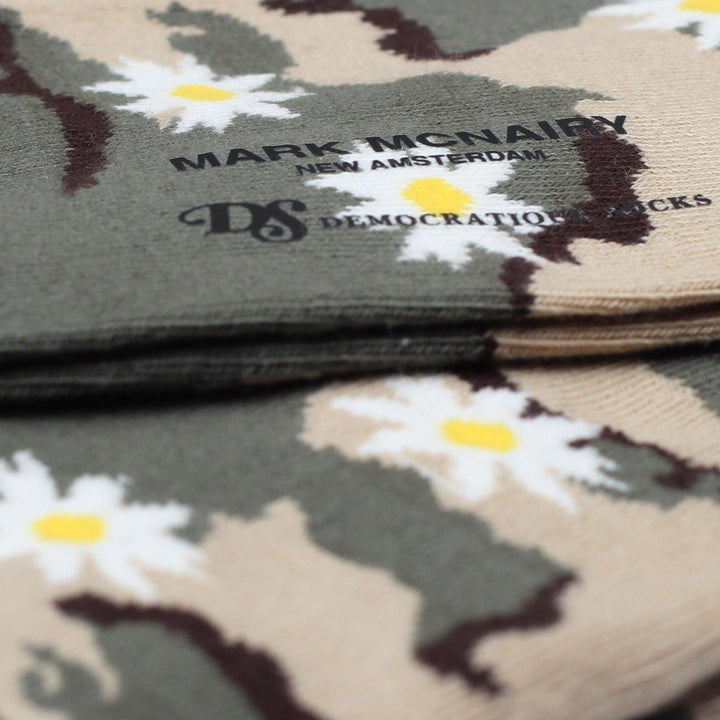 Mark McNairy x Democratique Socks Camo Daisy - Democratique Socks