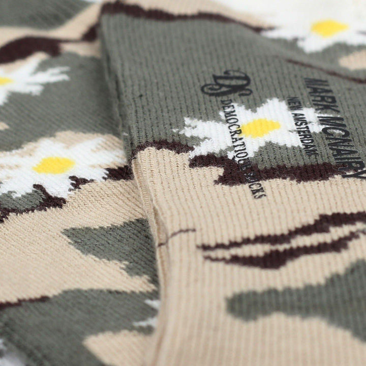 Mark McNairy x Democratique Socks Camo Daisy - Democratique Socks