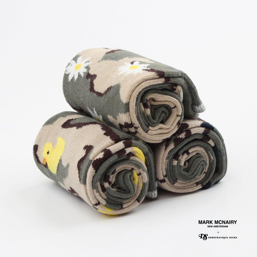 Mark McNairy x Democratique Socks Camo Daisy - Democratique Socks