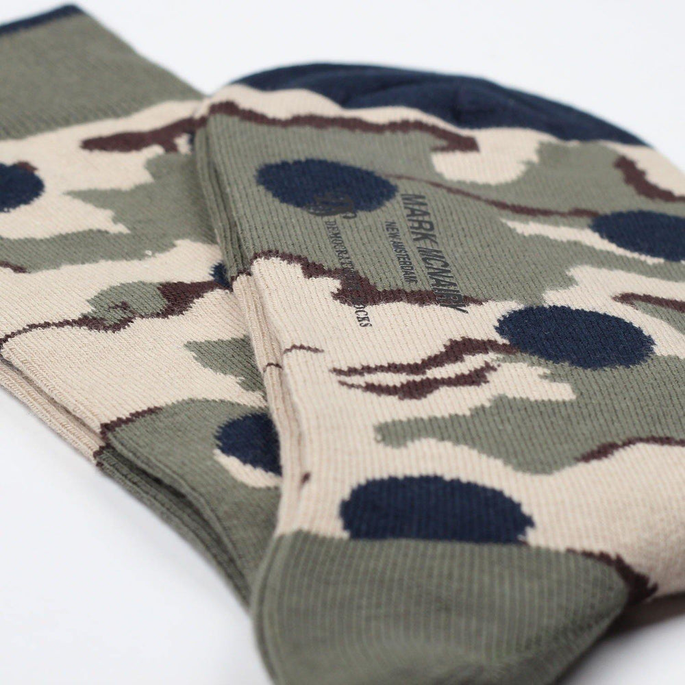 Mark McNairy x Democratique Socks Camo Dots - Democratique Socks