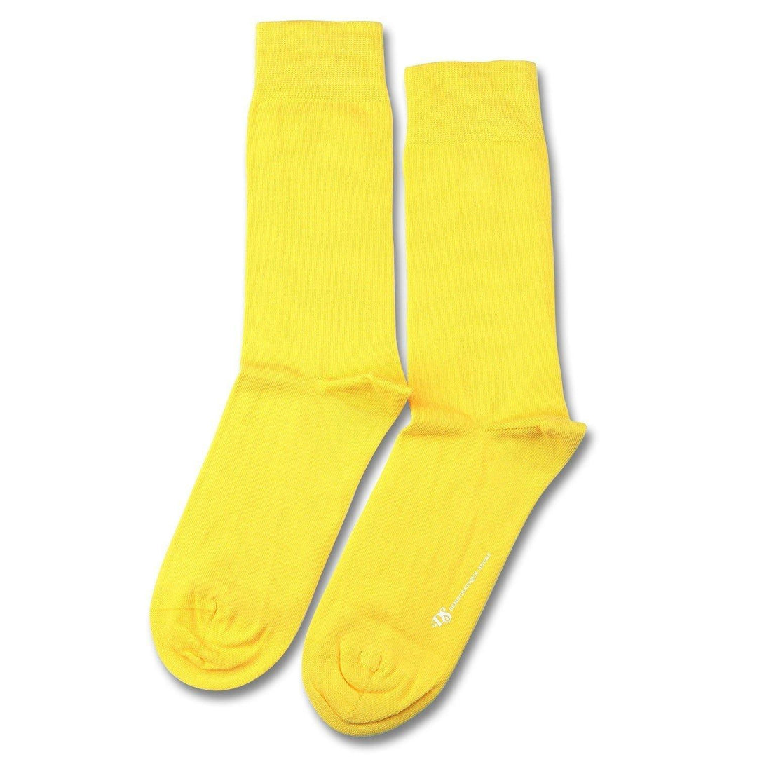 Democratique Socks Originals Solid Bright Yellow - Democratique Socks