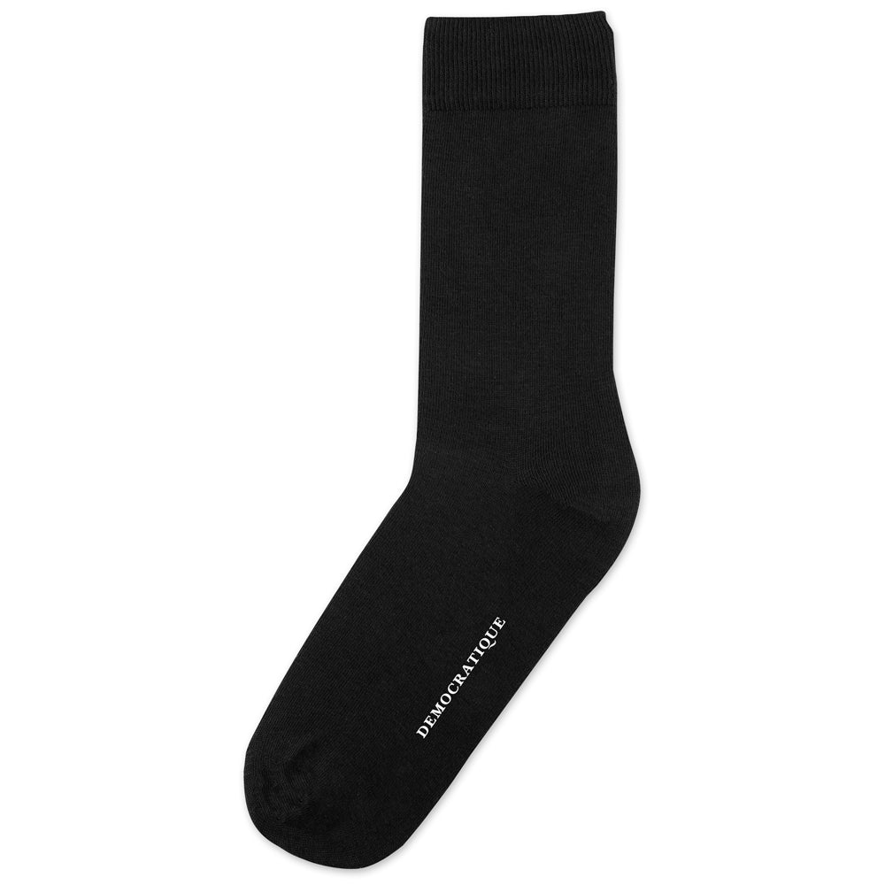 Democratique Socks Originals Solid Black - Democratique Socks