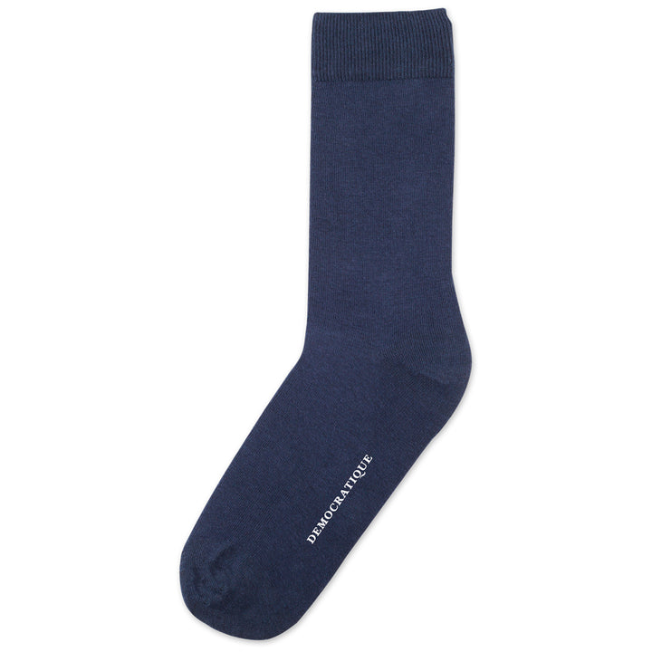 Democratique Socks Originals Solid Navy Blue - Democratique Socks