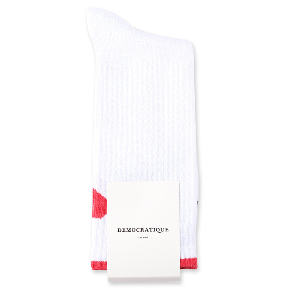 Athletique Classique Icons Organic Cotton Heart - Democratique Socks