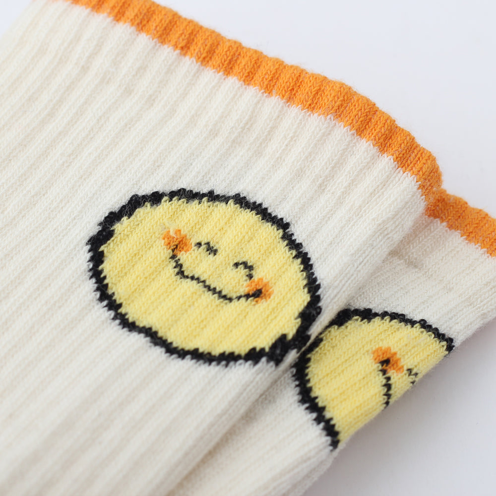 Athletique Classique Icons Organic Cotton Smile - Democratique Socks