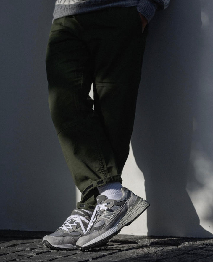 Athletique Classique Stripes Organic Cotton Clear White / Soft Grey / Stone / Benzin - Democratique Socks