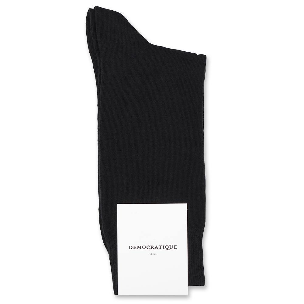 Democratique Socks Originals Solid Black - Democratique Socks