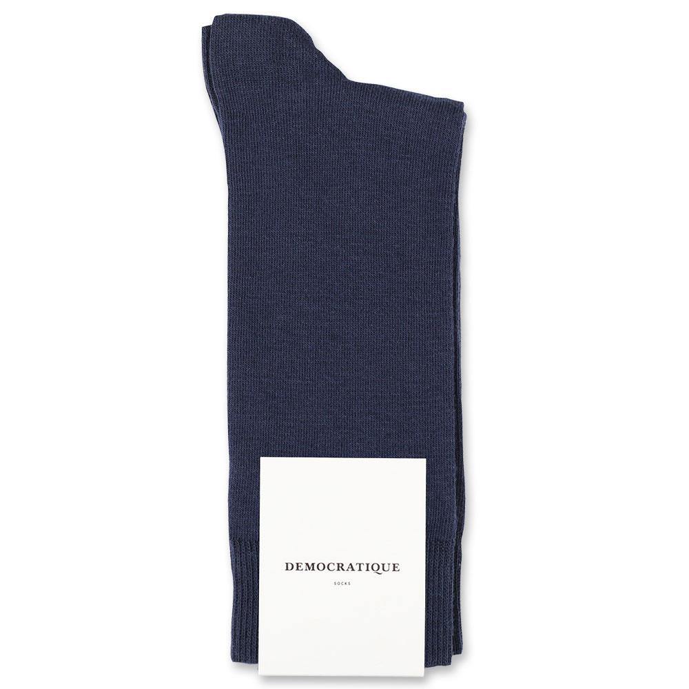 Democratique Socks Originals Solid Navy Blue - Democratique Socks